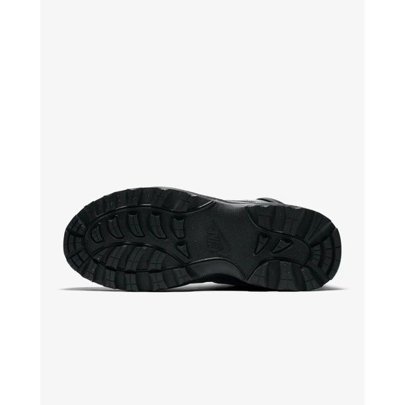 Nike Manoa Leather Boots Water Resistant Triple Black 454350-003 Men's Size 11 - Picture 7 of 10